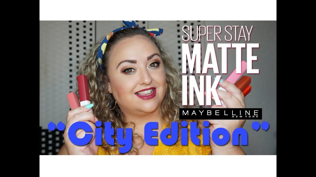 Nuevos Superstay Matte Ink City Edition Maybelline Audiomanialt