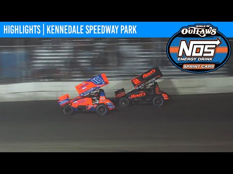 World of Outlaws NOS Energy Drink Sprint Cars | Kennedale Speedway Park | Mar. 14, 2025 | HIGHLIGHTS - dirt track racing video image