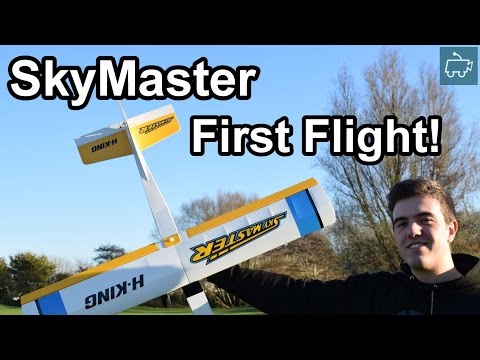 HobbyKing Skymaster V2 First Flight - With Crash! - UCDmaPHBzr724MEhnOFUAqsA