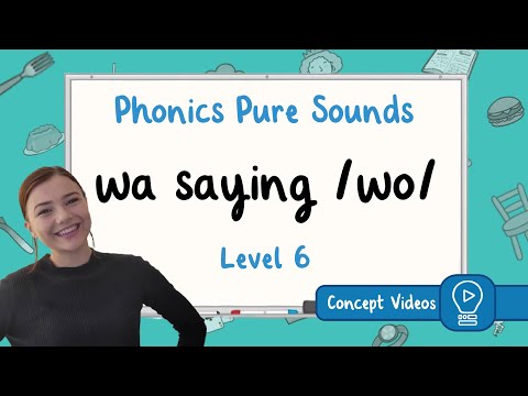 Spelling Pattern wa | /wo/ Sound | Phonics | Level 6 | Pure Sound