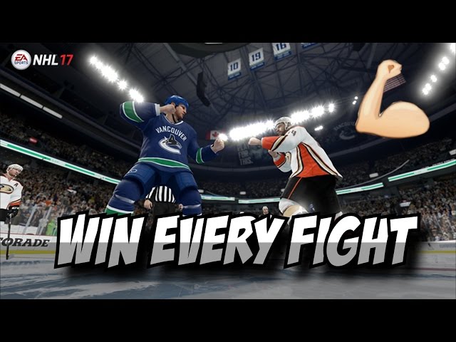 How To Win Fights In NHL 17?