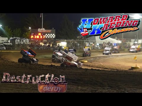Night of Destruction | 15th Annual Howard Kaeding Classic A-Main | NARC 410 Ocean Speedway Night 1 - dirt track racing video image