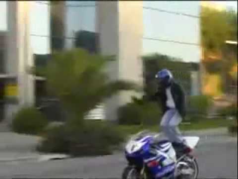 Awesome motorcycle stunt