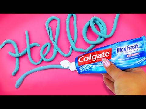 HOW TO MAKE TOOTHPASTE PLAYDOUGH ♥ DIY - UC6gqv2Naj9JiowZgHfPstmg