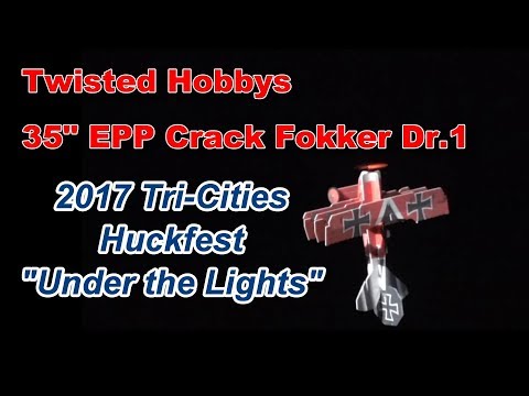 Twisted Hobbys Crack Fokker Dr.1 at the 2017 Tri-Cities Huckfest - UCvrwZrKFfn3fxbkpiSIW4UQ