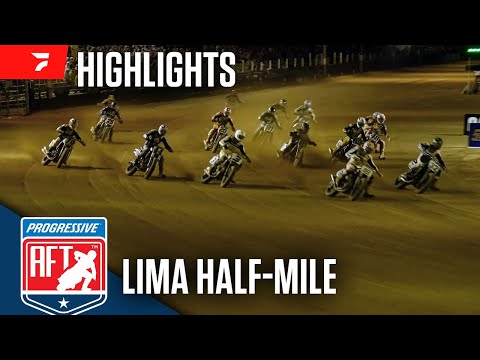 American Flat Track at Lima Half-Mile 6/28/25 | Highlights - dirt track racing video image