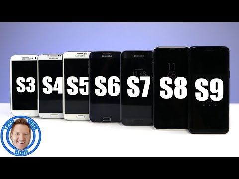 Samsung Galaxy S9 vs S8 vs S7 vs S6 vs S5 vs S4 vs S3 History and Phone Comparison - UCjMVmz06abZGVdWjd1mAMnQ