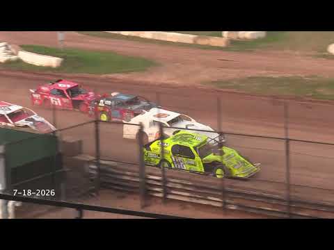 7/18/2026 Shawano Speedway Races - dirt track racing video image