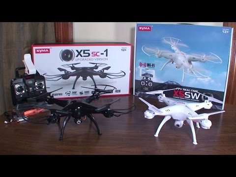 Syma - X5SC-1 & X5SW - Review and Flight - UCe7miXM-dRJs9nqaJ_7-Qww