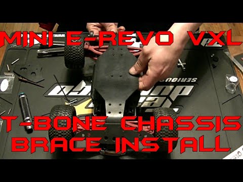 Traxxas Mini E-REVO VXL 1/16th scale brushless-T-BONE chassis brace install! - UCqPRkuVCNf5HyqrH1x30gkA