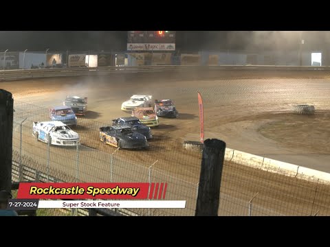 Rockcastle Speedway - Super Stock Feature - 7/27/2024 - dirt track racing video image