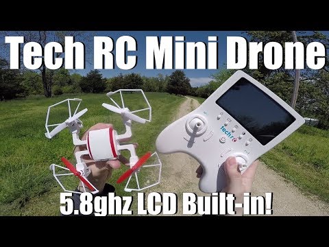 Tech RC Mini Drone with 5.8G LCD Screen Camera Quadcopter - UCgHleLZ9DJ-7qijbA21oIGA