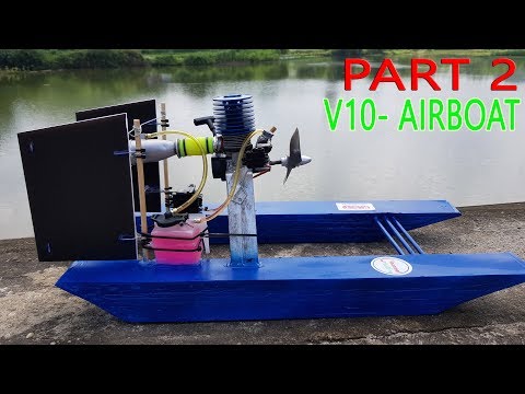 Build a Airboat RC using Nitro 2-stroke Engine - Part 2 - UCFwdmgEXDNlEX8AzDYWXQEg