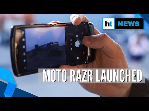 Video - Technology - MOTO RAZR  Motorola Launches its First FOLDABLE Phone #India