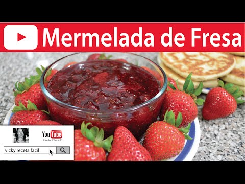 MERMELADA DE FRESA CASERA | Vicky Receta Facil - UCewhO42h_TIKZdntpI-v39g