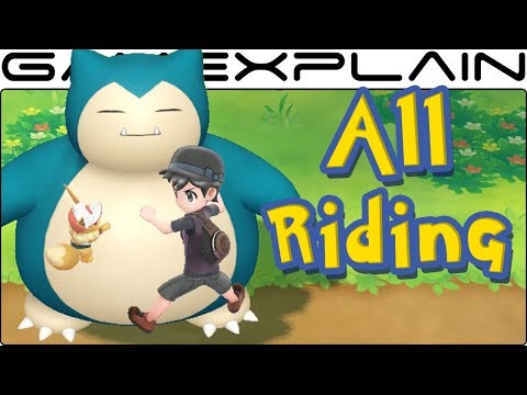 All 18 Rideable Pokémon in Pokémon Let's Go Pikachu & Eevee! - UCfAPTv1LgeEWevG8X_6PUOQ