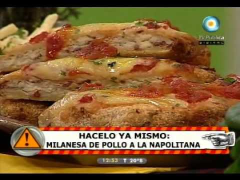 Impresionante milanesas de pollo a la napolitana. - UCb8W2JPNwMtV4xA0LFb3LUw