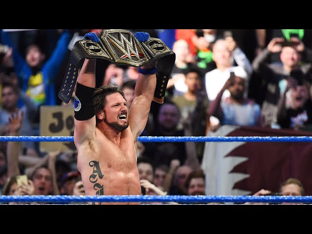 When Did AJ Styles Win the WWE Championship?