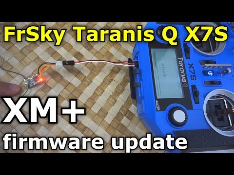 FrSky XM+ receiver firmware update (RSSI value constant, Taranis Q X7S) - UCqaH_kMb09h9iEpRRVwIGEg