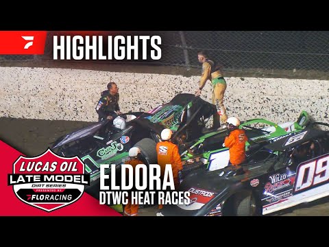 DTWC Heat Races | Lucas Oil Late Models at Eldora Speedway 10/17/25 | Highlights - dirt track racing video image