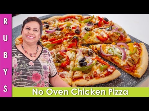 No Oven Chicken Pizza Recipe in Urdu Hindi  - RKK - UCMhx-uS3O-G_6_lTrYmDKLw