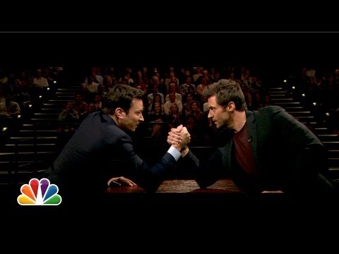 Jimmy Fallon and Hugh Jackman Arm Wrestle (Late Night with Jimmy Fallon) - UC8-Th83bH_thdKZDJCrn88g