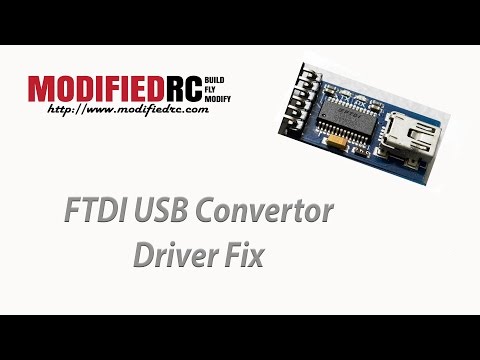 FTDI USB Convertor Driver Fix - UC-ehmjbBVSWc3-fBBUpcNPQ