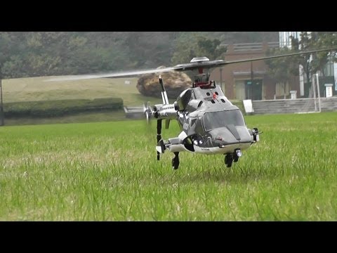 Flight Review - RC Airwolf with 5 blades main rotor head - UCsFctXdFnbeoKpLefdEloEQ