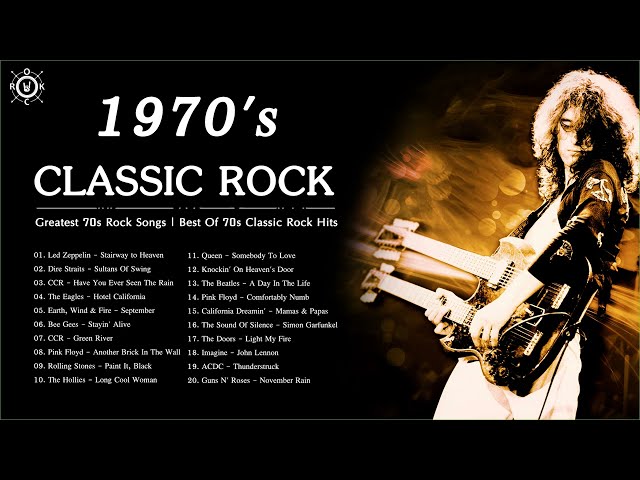 The Best of Rock Music in the 70s