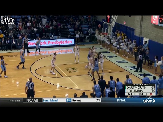 Columbia Basketball Scores Big in Win Against Dartmouth