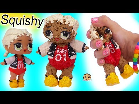 LOL Surprise DIY SQUISHY DOLL ! Handmade Do It Yourself Sponge Craft Video - UCelMeixAOTs2OQAAi9wU8-g