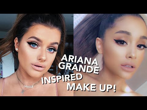 SUPER EASY ARIANA GRANDE INSPIRED MAKE UP LOOK! | Rachel Leary - UC-Um2u0Agv8Q-OhjO6FZk1g