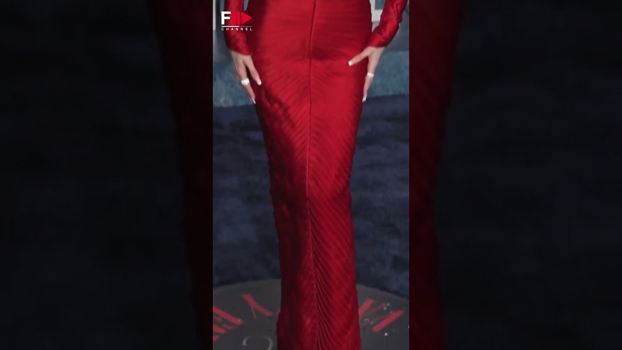 GIGI HADID in Zac Posen at Vanity Fair Oscar Party 2023 – Fashion Channel #shorts