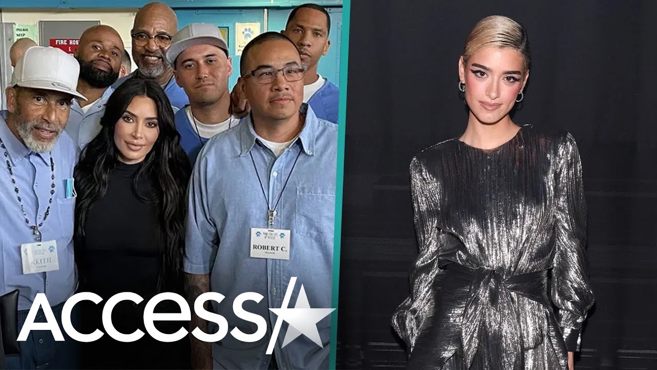 Kim Kardashian, Khloé Kardashian & Dixie D’Amelio Visit Inmates At California Prison