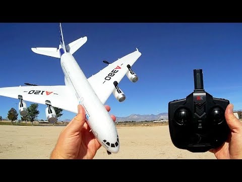 WLToys XK A120 3 Channel RC Flying Scale Model of A380 Airbus Flight Test Review - UC90A4JdsSoFm1Okfu0DHTuQ