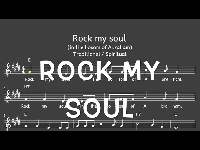 Rocka My Soul in the Bosom of Abraham Sheet Music