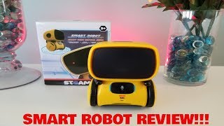 A.T. - The Interactive SMART Robot STEM Toy Review and Operating Instructions Video