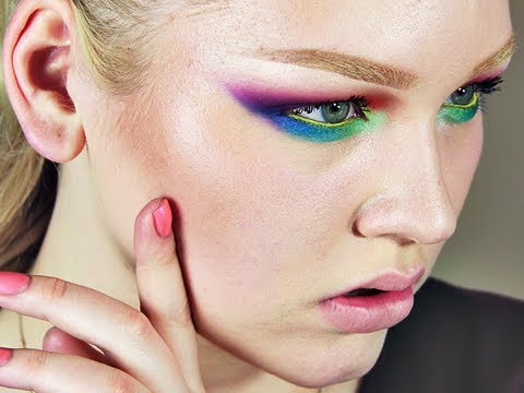 Spring Rainbow Makeup Tutorial - UCzTKskwIc_-a0cGvCXA848Q