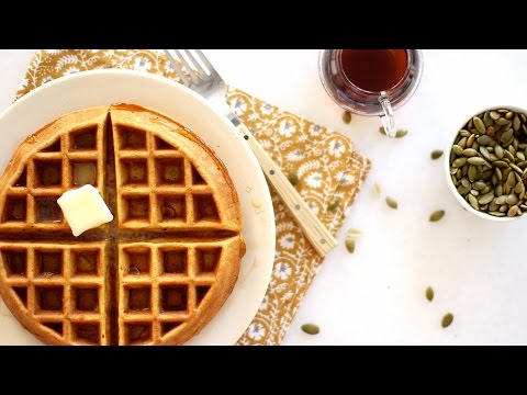 Pumpkin Waffles- Everyday Food with Sarah Carey - UCl0kP-Cfe-GGic7Ilnk-u_Q