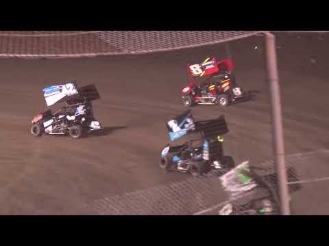 8.20.16 Lucas Oil POWRi Outlaw Micro Sprint League at Macon Speedway - dirt track racing video image