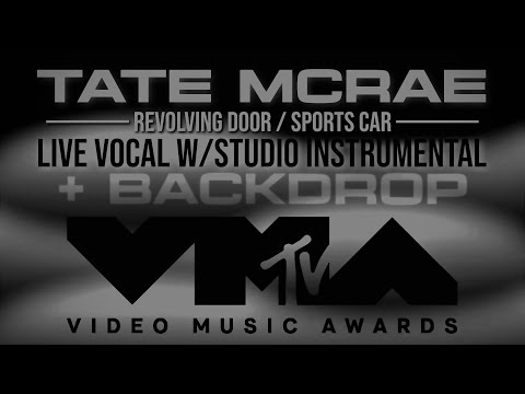 Tate McRae - Revolving Door / Sports Car  (Live Vocal Studio Version w/Backdrop) [2025 VMA’s]