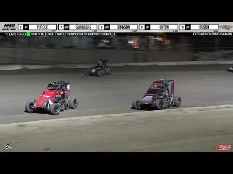 9.9.23 POWRi Outlaw Micro Sprint League KKM Challenge Championship Night Highlights - dirt track racing video image