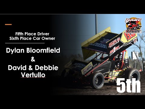 DYLAN BLOOMFIELD - 5TH PLACE DRIVER IN 2024 NARC 410 SPRINT CAR SERIES STANDINGS - dirt track racing video image