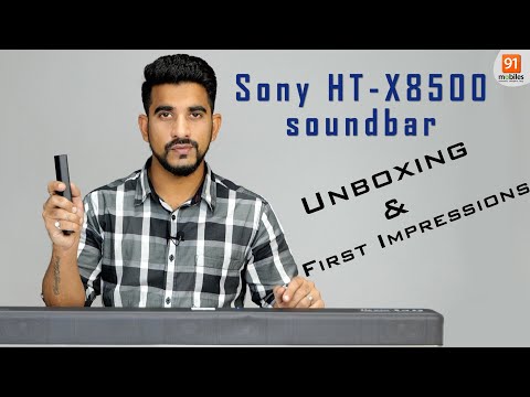 Video - Technology Review - Sony HT X8500 SOUNDBAR Unboxing & First Impressions #Gadget #India