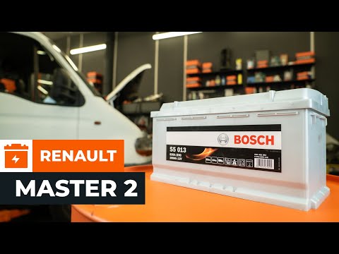 Как заменить батарею на Renault Master 2: пошаговая инструкция и советы Как заменить батарею на Renault Master 2: пошаговая инструкция и советы
