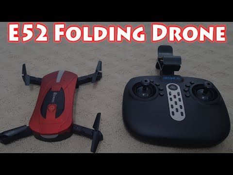 Eachine E52-TX Folding Drone Review + Crash  - UCnJyFn_66GMfAbz1AW9MqbQ