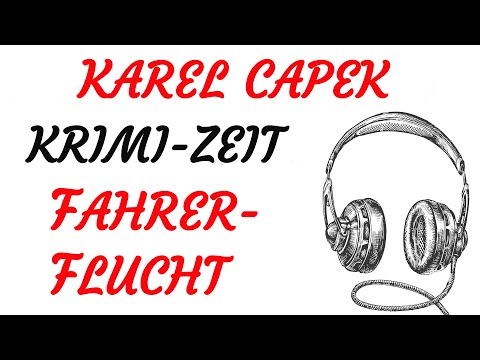 KRIMI Hörspiel - Karel Capek - FAHRERFLUCHT (DDR 1962)