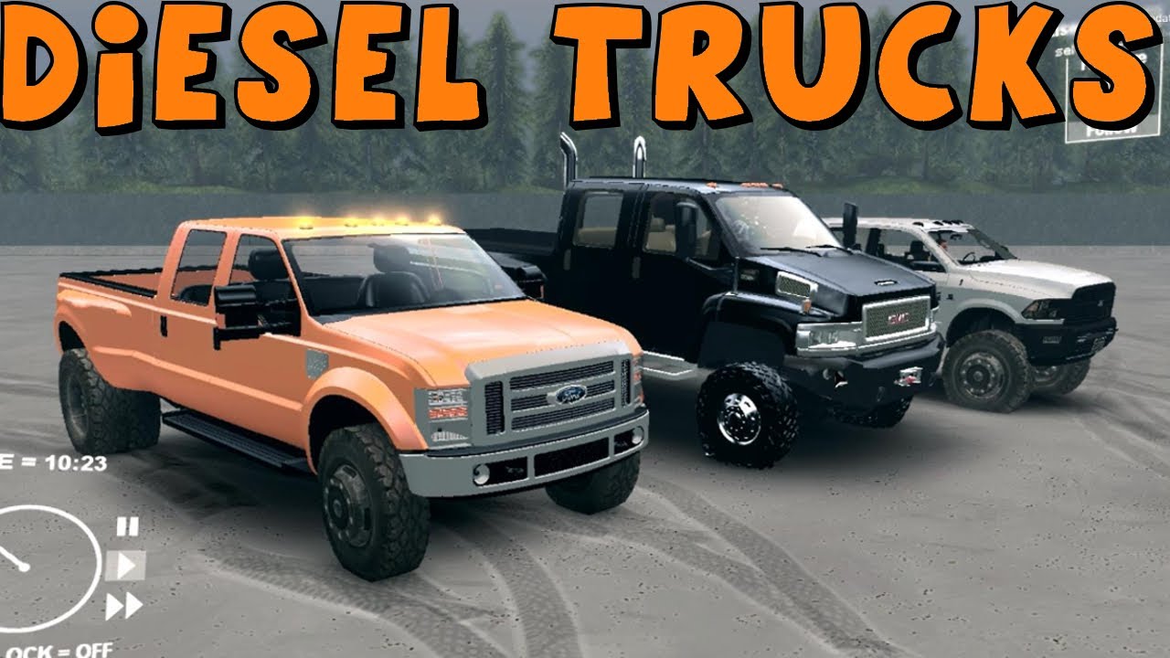 Cummins Vs Powerstroke >> Spintires Dodge Ram 3500 Cummins Vs Ford F450 Powerstroke Cummins Vs Powerstroke >> Spintires Dodge Ram 3500 Cummins Vs Ford F450 Powerstroke