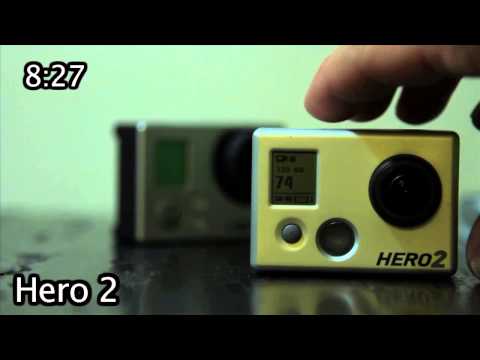 Battery Life GoPro Hero 3 vs 2 with LCD BacPac (standby mode) GoPro Tip #35 - UCTs-d2DgyuJVRICivxe2Ktg