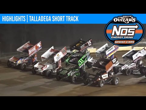 World of Outlaws NOS Energy Drink Sprint Cars | Talladega Short Track | March 7, 2025 | HIGHLIGHTS - dirt track racing video image